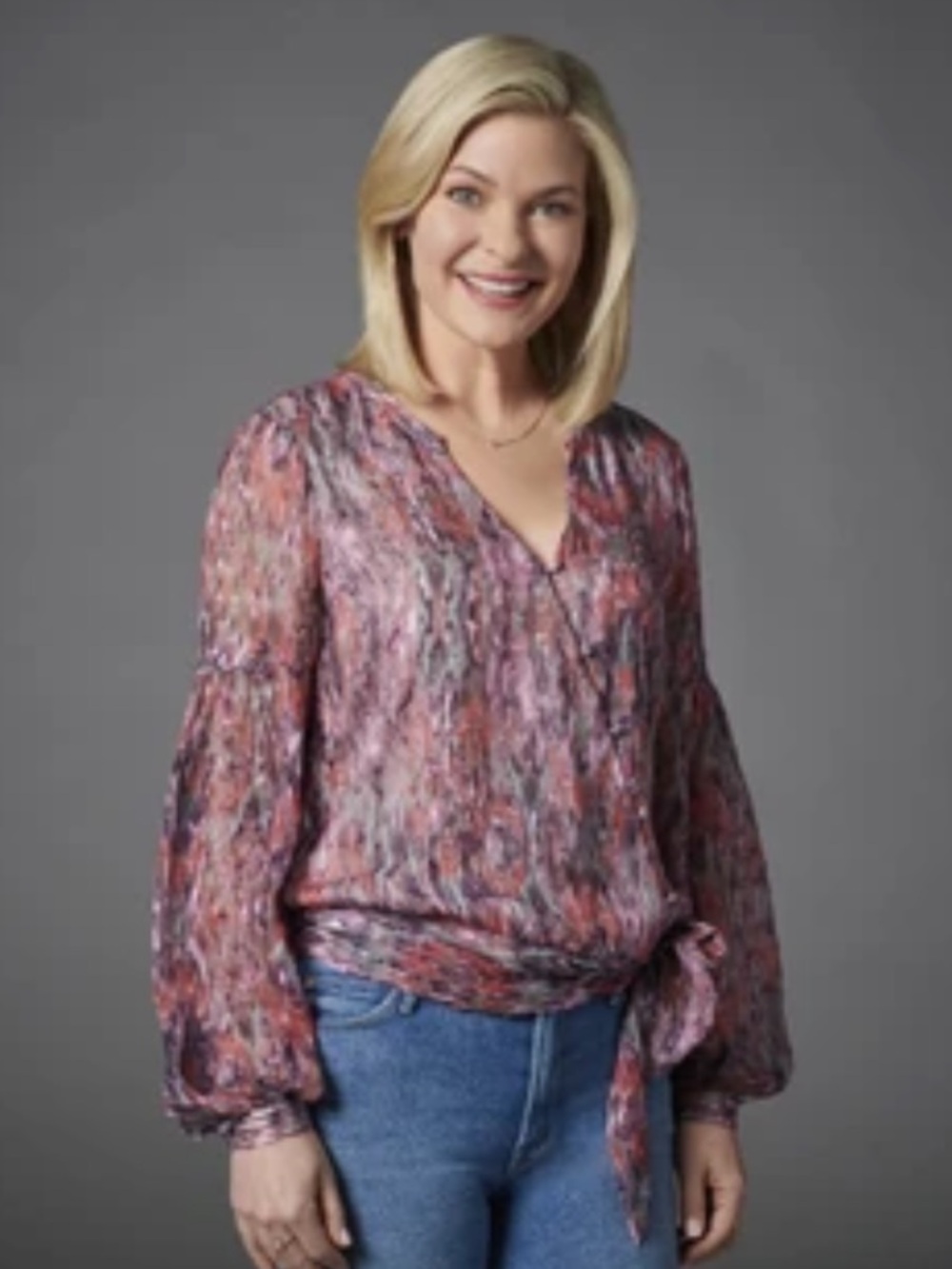 Parker Niko Blouse en Batik Multi Blouse | Size XXS (Pit to Pit - 18”)